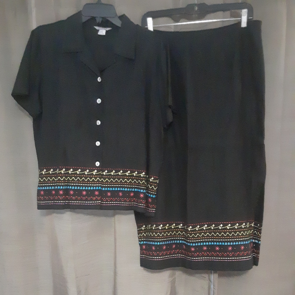 Vtg Stonebridge Set Size Petite Large
